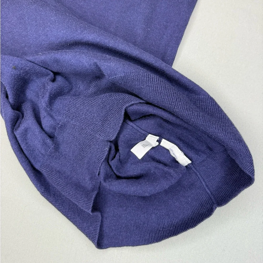 Gap V Neck Sweater Women’s Size XS Navy Blue Cotton Cashmere Blend - Picture 5 of 12